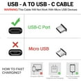 thumbnail image 5 of PwrON 3.3ft White 5A Fast USB-C Type-C Charger Charging Cable Cord for Xiaomi Redmi 8/ 8A/ Note 8/ K20/ K20 Pro Power Data Sync Cable Lead, 5 of 5