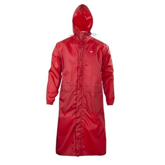 One Size Economy Poncho, Red