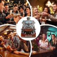 thumbnail image 2 of New Whiskey Glass Decanter, Halloween Fun Whiskey Bottle, Home Bar Decoration Gift Whiskey Decanter Set, 2 of 4