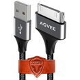 thumbnail image 1 of wonima44 4ft 30 Pin Charger Cable Charging for Old iPod Touch 4 3 2 1 Nano, iPod Classic 3 2 1, Old iPad 1 2 3, Old iPhone 4 4S 3G 3GS, Dark Gray, 1 of 1