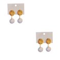 thumbnail image 3 of Jumpingount 1 par de pendientes estéticos bonitos de gota de perla para boda, novia, fiesta de cumpleaños, joyería personalizada, regalos Type2 NO2, 3 of 6
