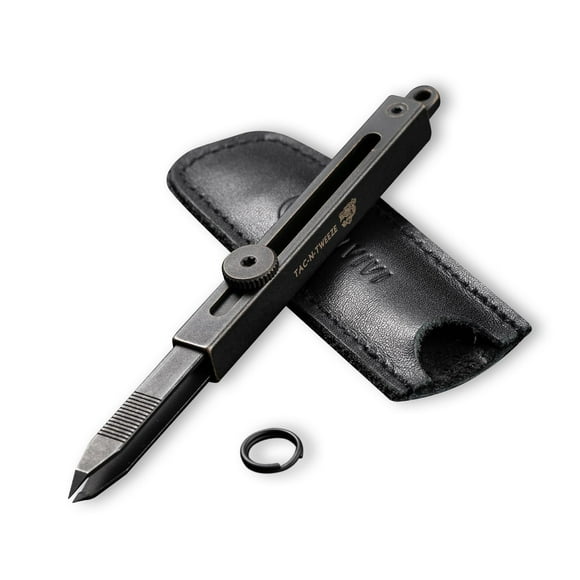 Pinzas CIVIVI Precision para astillas con funda de piel