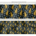 thumbnail image 6 of Soimoi Cotton Canvas | 56" Wide, Sold by 5 Yard | Animal Pattern - Blue | Durable Medium Weight Fabric for Bags, Curtains, Crafts & Dcor, 6 of 7