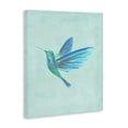 thumbnail image 3 of Stupell Industries Blue Hummingbird Simplicity Canvas Wall Art, design by Camila Juncos, 48 x 36, 3 of 7