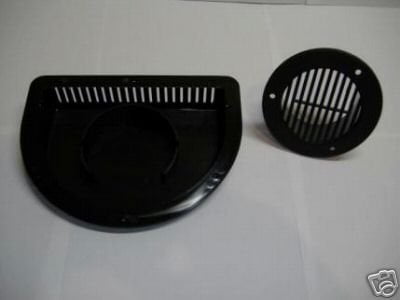 RV ATV Cycle Truck Cargo Work Trailer Side Air Vents Black Class A Customs Four Pack High Tech//Arrow Design