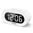 thumbnail image 1 of REACHER Small LED Digital Alarm Clock with Snooze, Simple to Operate, Full Range Brightness Dimmer,, 1 of 8