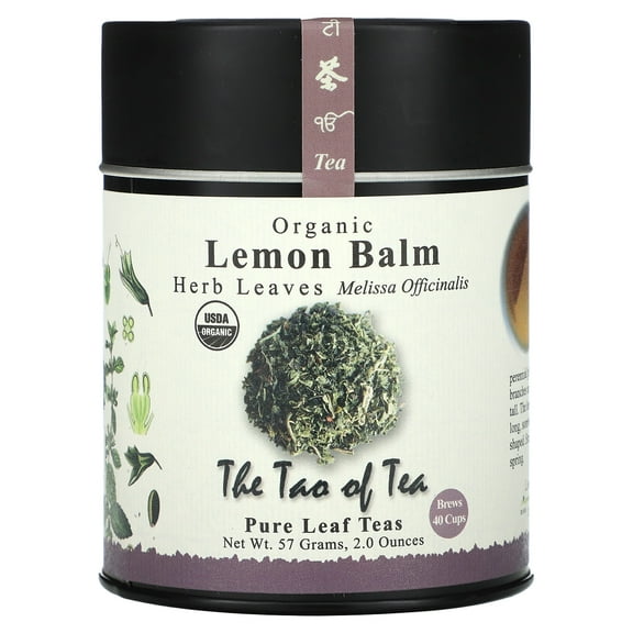 The Tao of Tea Organic Herb Leaves, Lemon Balm , 2 oz (57 g)