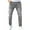 B-Gray, variant on Mens Loose Fit Jeans Elastic Waist Wide Leg Baggy Jean Cargo Pants Trousers B-Gray