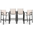 thumbnail image 1 of Costway 4 PCS Counter Height Stool Patio Chair Steel Frame Leisure Dining Bar Chair, 1 of 10