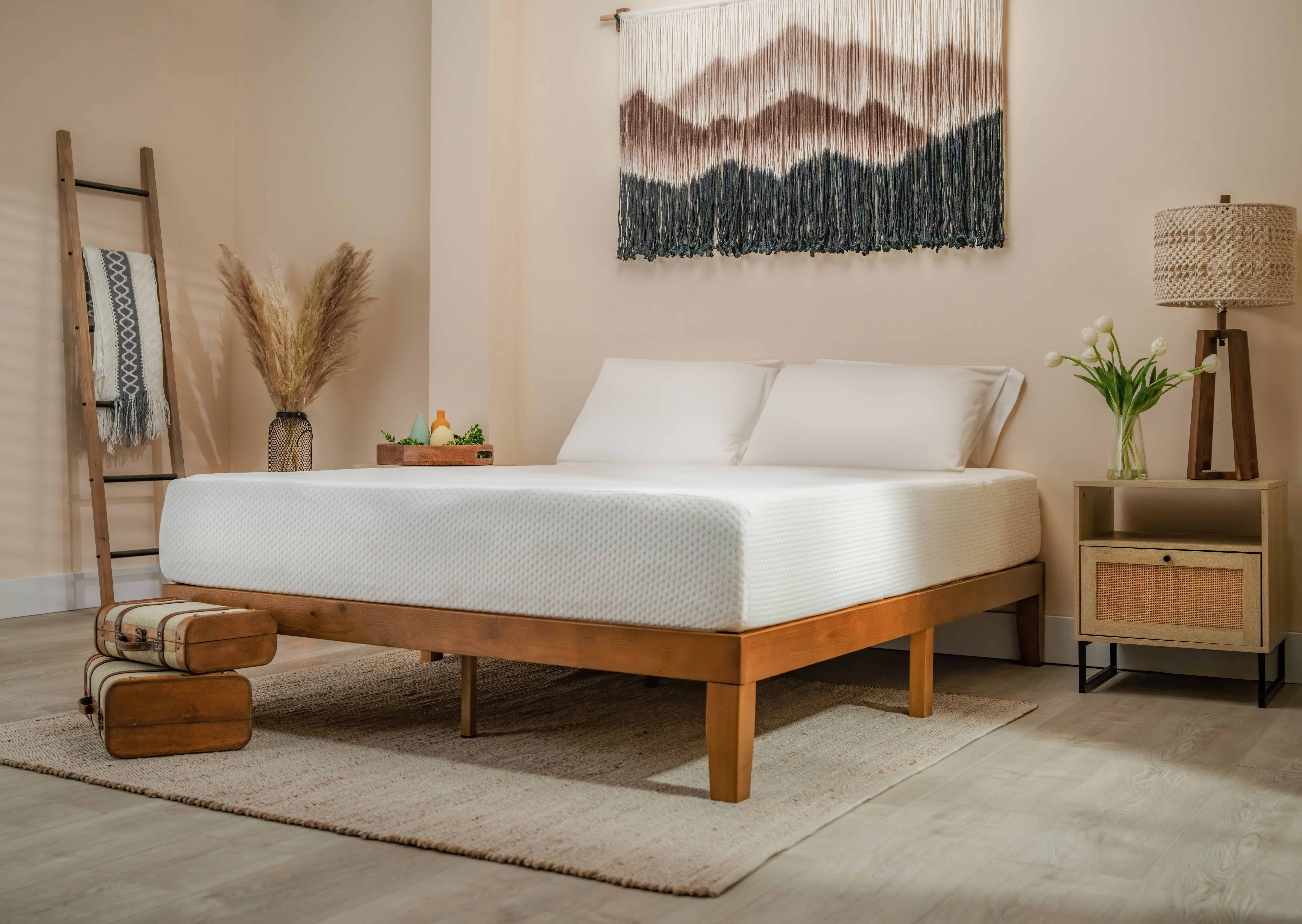 Virtu 10" Memory Foam Mattress Twin, Cooling Green Tea Twin Size Memory Foam Mattress In A Box