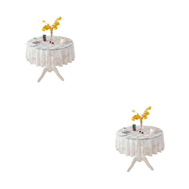Cateissary El estilo se une en una versátil colección de manteles redondos Elegante mantel Type19 NO19