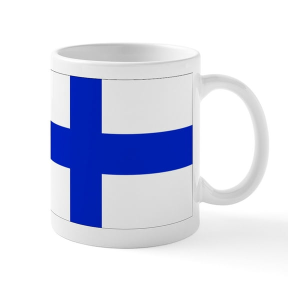 CafePress - Finland Mug - 11 oz Ceramic Mug - Novelty Coffee Tea Cup
