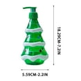 thumbnail image 5 of Christmas Soap Dispenser Set Holiday Theme Hand Soap Bottle Snowman Santa Shape Refillable for Bathroom Kitchen(C), 5 of 6