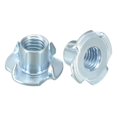 thumbnail image 1 of uxcell M10 Écrou à 4 Branches pour Pieds de Table, Escalade, Mur, Menuiserie, 50 Pcs, 1 of 6