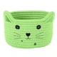 thumbnail image 1 of Hilo Con Orejas De Gato Para Tejer Almacenamiento De Escritorio Hecho A Mano Cabecero De Cama Varios Clasificación Redondo Azul, 1 of 6