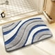 thumbnail image 4 of Alfombra de Baño, 24x16 Pulgadas, Suave y Absorbente, Fibra Fina, Antideslizante, Lavable a Máquina, Uso en el Hogar, Antideslizante, 40*60CM, Gris, 4 of 6