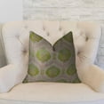 thumbnail image 2 of Plutus Tulip Handmade Double Sided Throw Pillow - Pink & Green - 22 x 22 in., 2 of 3