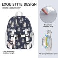 thumbnail image 5 of Siberian Husky Backpack for School,Cute School Bag,Schoolbag with Adjustable Shoulder Straps & Padded Back,15"x11.42"x5.5", 5 of 6