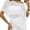 White, variant on Wrongduck Women's Sheer Poncho Shrug Lightweight Crochet Knit Cover Up, Summer Mesh Bolero Shawl Wrap for Beach Vacation Evening Dress Layer