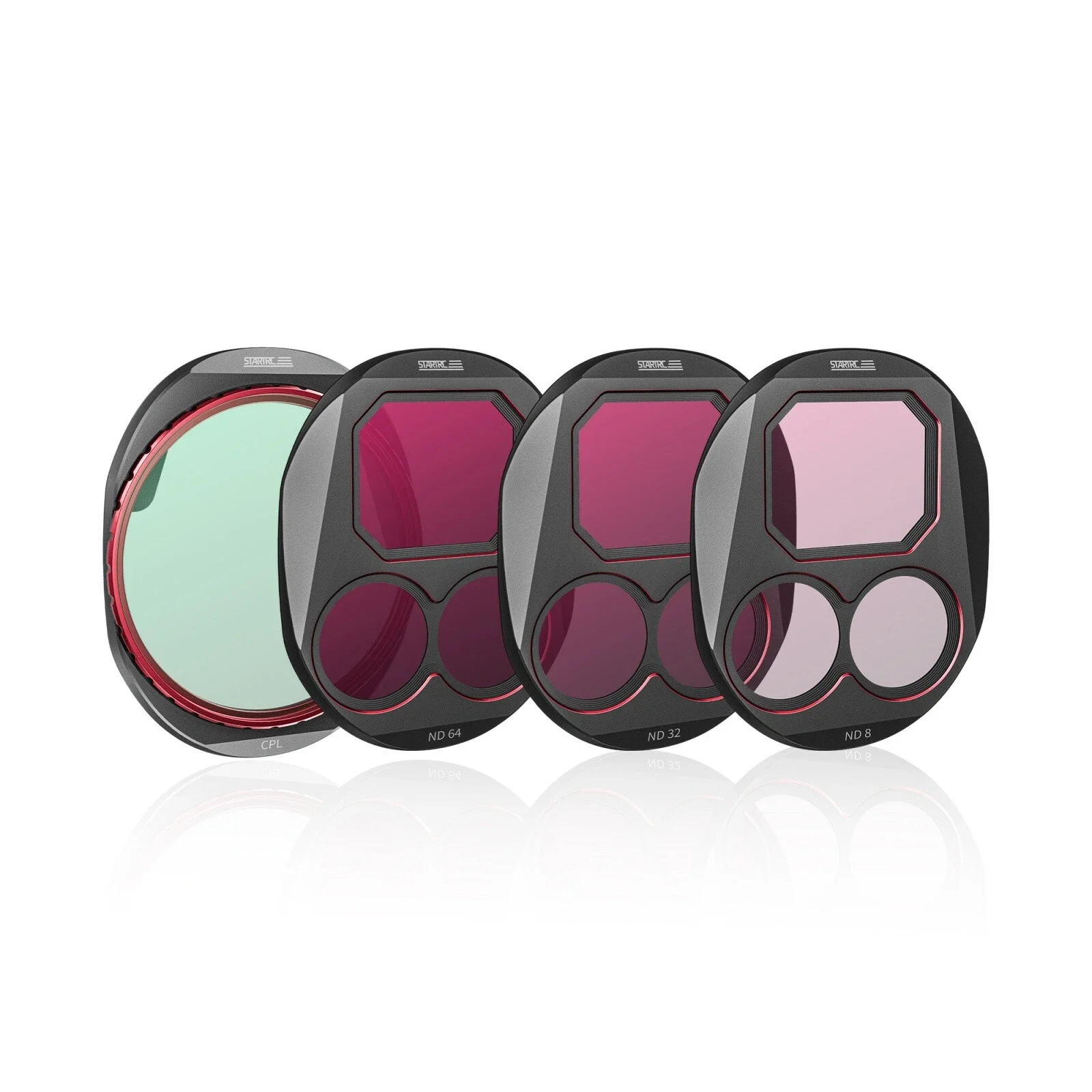 Lens Filter Set for DJI Mavic 4 Pro – ND8, ND32, ND64, CPL – Waterproof, Anti-Scratch Optical Glass with Aluminum Frame – Camera Filters for Drone Aerial Photography