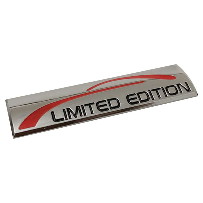 PWFE 2Pcs 3D Metal Sports Premium Car Side Mudguard Trunk Badge Decals