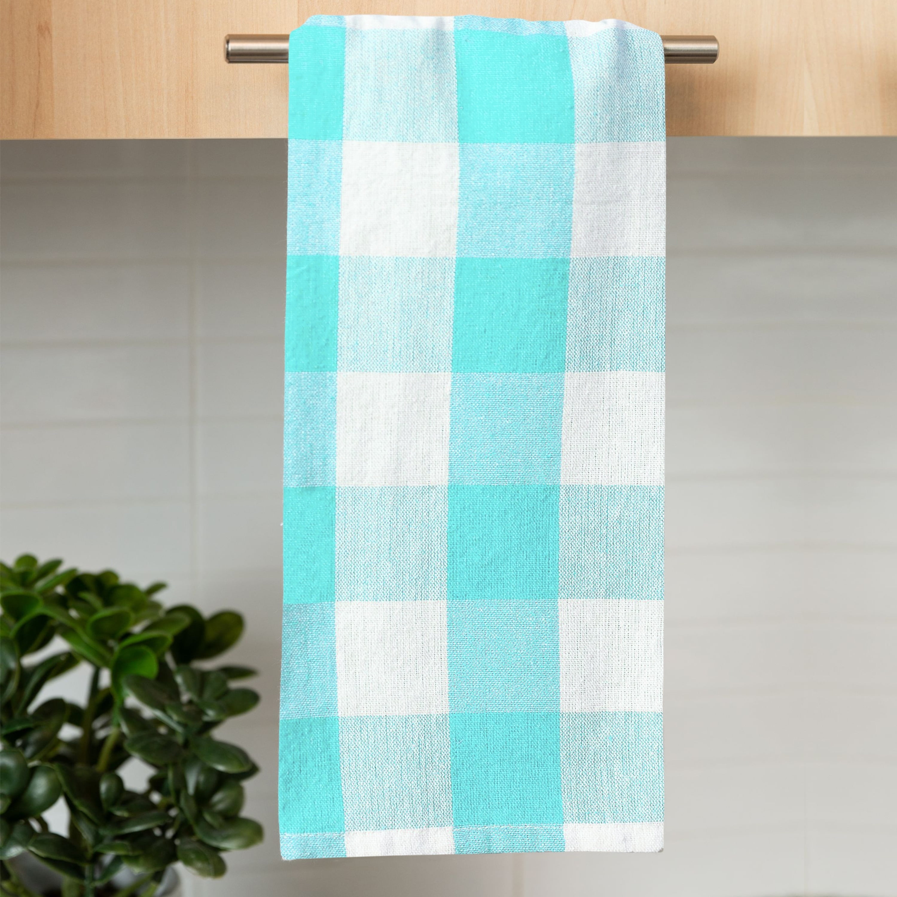 Fabstyles Broadway Waffle 6 Piece Dishcloth Set 100% Cotton, 12" X 12"