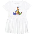 thumbnail image 3 of Inktastic Gecko Pile Cute Lizards Girls Baby Dress, 3 of 5