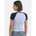 thumbnail image 4 of No Boundaries Graphic Print Cotton Baby Tee, Women's, 4 of 5