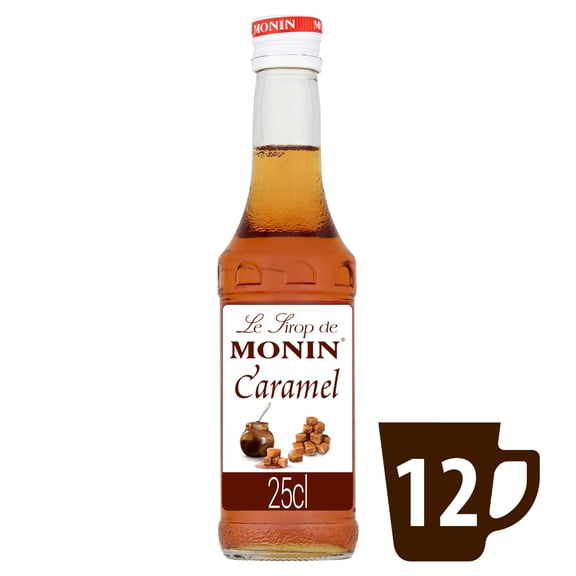 Monin Caramel Syrup 250Ml, Imported from Britain