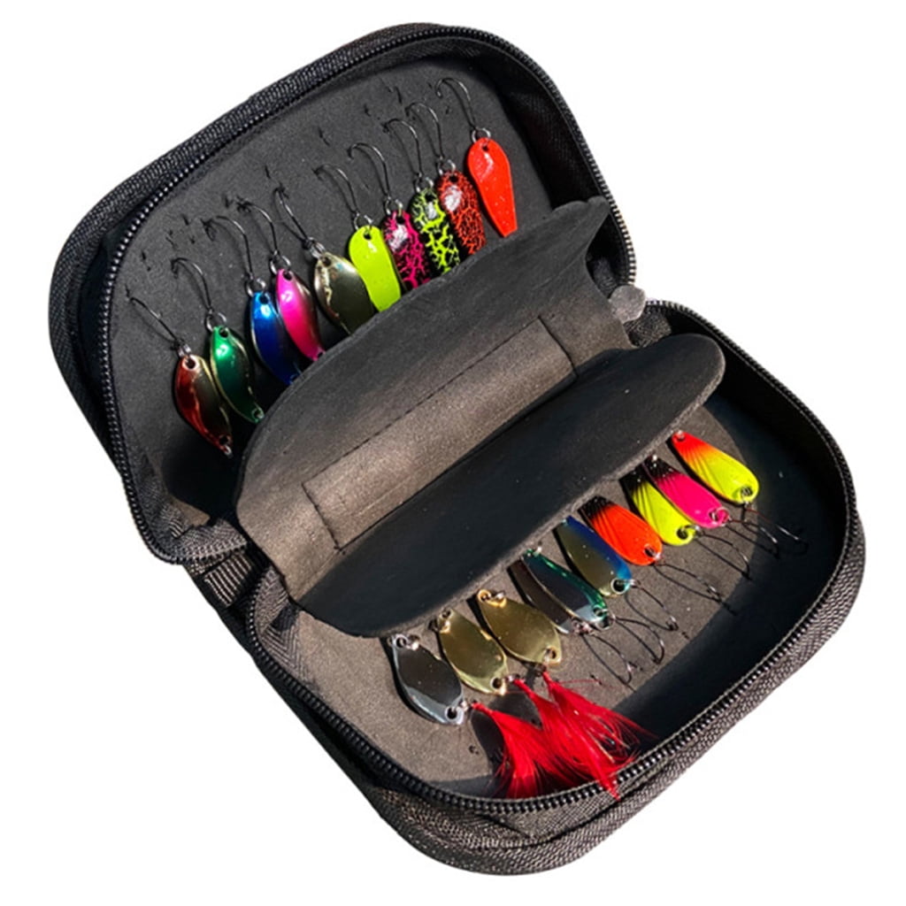 Oasiva 20pcs Fishing Spoons Lures Metal Lures Baits Set for Trout Bass Casting Spinner