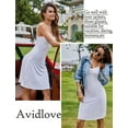 thumbnail image 4 of Combinaison Intégrale pour Femmes, Nuisette Aguichant, Robe de Nuit à Col en V, Robe Droite, Vêtement de Nuit, 4 of 6