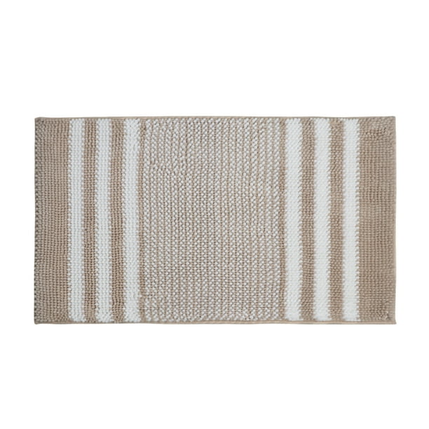 Toystoory Colección Alfombra de baño - Absorción de agua fuerte Textura Absorbente inferior antideslizante Juegos de accesorios de baño Caqui