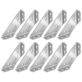 thumbnail image 1 of 10 Pcs Connecteur d'Angle Universel pour Meubles, Cadre de Support Triangulaire en Acier Inoxydable, 1 of 5