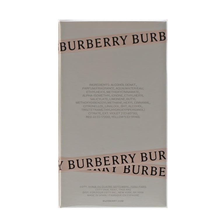 Burberry Her Eau De Parfum for Women, 1.6 Oz Versatile Natural