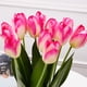 thumbnail image 5 of Planta en maceta Interior flor falsa Tianshan tulipán 12 cabezas color Blanco, 5 of 14