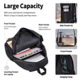 thumbnail image 4 of Easygdp Elephant Giraffe Mochila para Niños y Niñas con Set de Caja de Almuerzo y Estuche para Lápices 3 en 1, Mochila Escolar Estampada para Adolescentes, 4 of 7