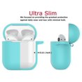 thumbnail image 7 of AirPods 1 & 2 Silicone Case, AirPods Case with Keychain, Njjex Shockproof Protective Premium Silicone Cover Skin for Apple Airpods 1st & 2nd -Green, 7 of 7