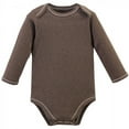 thumbnail image 2 of Touched by Nature Baby Boy Organic Cotton Long-Sleeve Bodysuits 5pk, Moose, 12-18 Months, 2 of 6