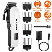 Kemei Hair Trimmer Corded Hair Cutting Kit for Men,,Rechargeable Home Haircut