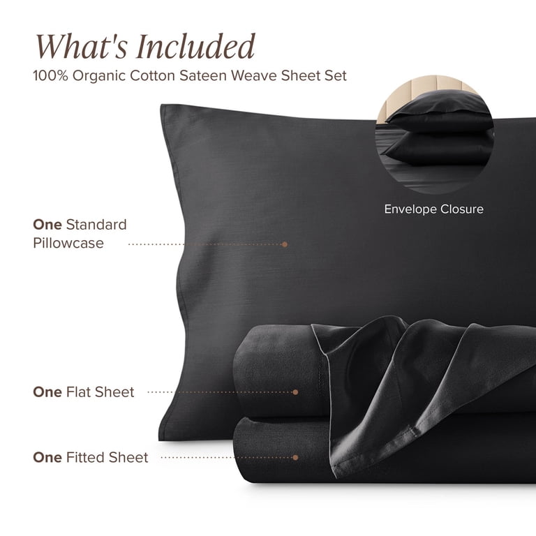 Bare Home 400 Thread Count 100% Organic Cotton Twin XL Sheet Set photo 8