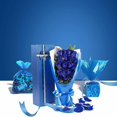 thumbnail image 5 of Cellophane Wrap Roll,100 Ft Long X 15.7in Wide - 2.5 Mil Thick Transparent Green Cellophane Wrapping Paper,Colored Cellophane Wrap for Gift Flower Basket Decoration(Blue), 5 of 9