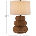 thumbnail image 2 of Currey And Company 6000-0931 Mabrouka 30" Tall Vase Table Lamp - Brown, 2 of 6