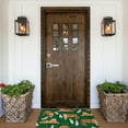 thumbnail image 6 of XMXT Non-Slip Polyester Bathroom Rugs Kitchen Door Mat, Tiger Pink Leaves Print Machine Washable Bath Mats Rug for Kitchen Shower Bathtub Decor, 15.7 x 23.6 inches, 6 of 9