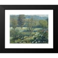 thumbnail image 2 of Daniel Kotz 14x12 Black Modern Framed Museum Art Print Titled - A Corner of the Garden (1915), 2 of 5