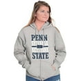 thumbnail image 3 of Pennsylvania PA Keystone State Shape Unisex Fleece Graphic Zip Up Hoodie Brisco Brands 2X, 3 of 5