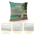 thumbnail image 4 of COMIO  Vintage Car Pillows Covers Tropical Ocean Beach Palms Car Surfboard Decorative Throw Pillow Cushion Cases Accent Pillow Covers for Sofa Bed Car Couch, 4 of 5