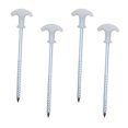 thumbnail image 4 of 4 Pcs Piquets de Tente en Acier Inoxydable Clous de Sol Portables pour Camping, 4 of 7