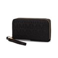 thumbnail image 1 of MKF Collection by Mia K. MKF-PU7770CH Lisbette Embossed M Signature Wallet, Chocolate, 1 of 1
