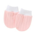 thumbnail image 2 of SPRING PARK Baby No-Scratch Protective Cotton Newborn Baby infant No Scratch Mittens Gloves, 2 of 8