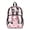 Axolotl Cherry Blossom Pink, variant on Clear Backpack for Kids School Bag 17 Inch Large Capacity Bookbag Transparent Clear Bag Casual Travel Beach Backpack for Students, Horse Bow Daisy Mermaid Scales Print Violet Pink